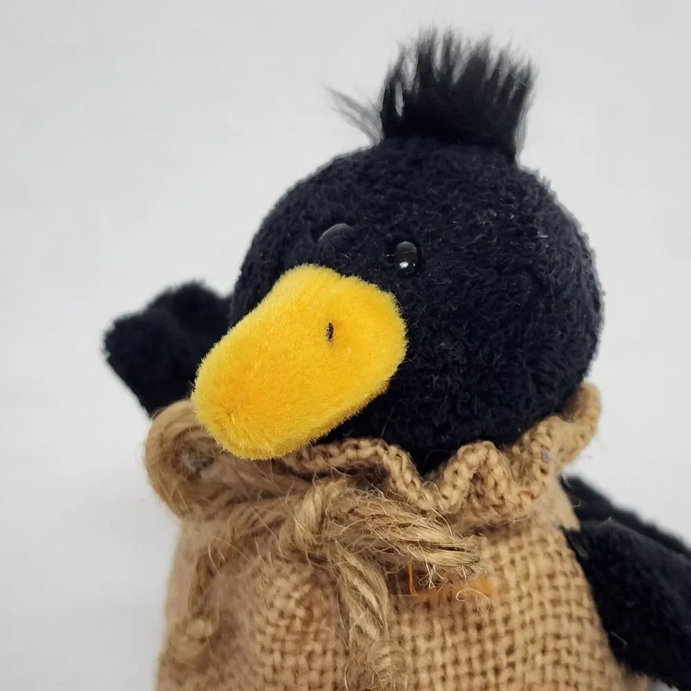 Vintage GUND Potato Sacks Burlap Crow 4